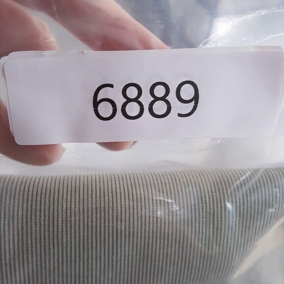 YOUNG FABULOUS BROKE Womens Dress Large Light Green Pullover Bodycon Midi Ribbed - Picture 7 of 7